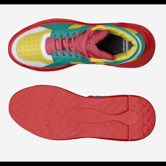 Ferus high top Luxury Italian made Sneakers Mens - Picture 4 of 4